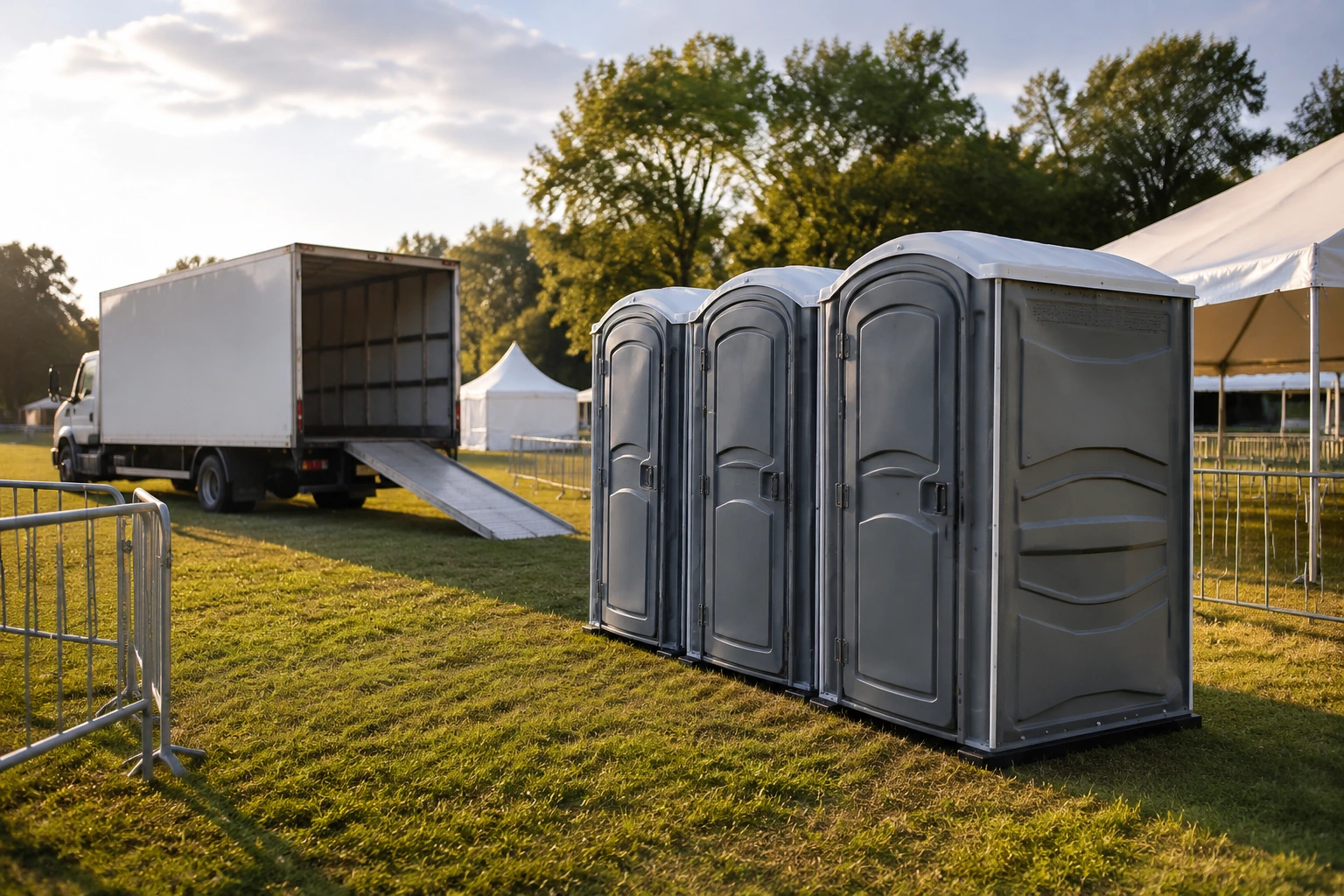 Portable restroom rental planning for Fairmount, GA