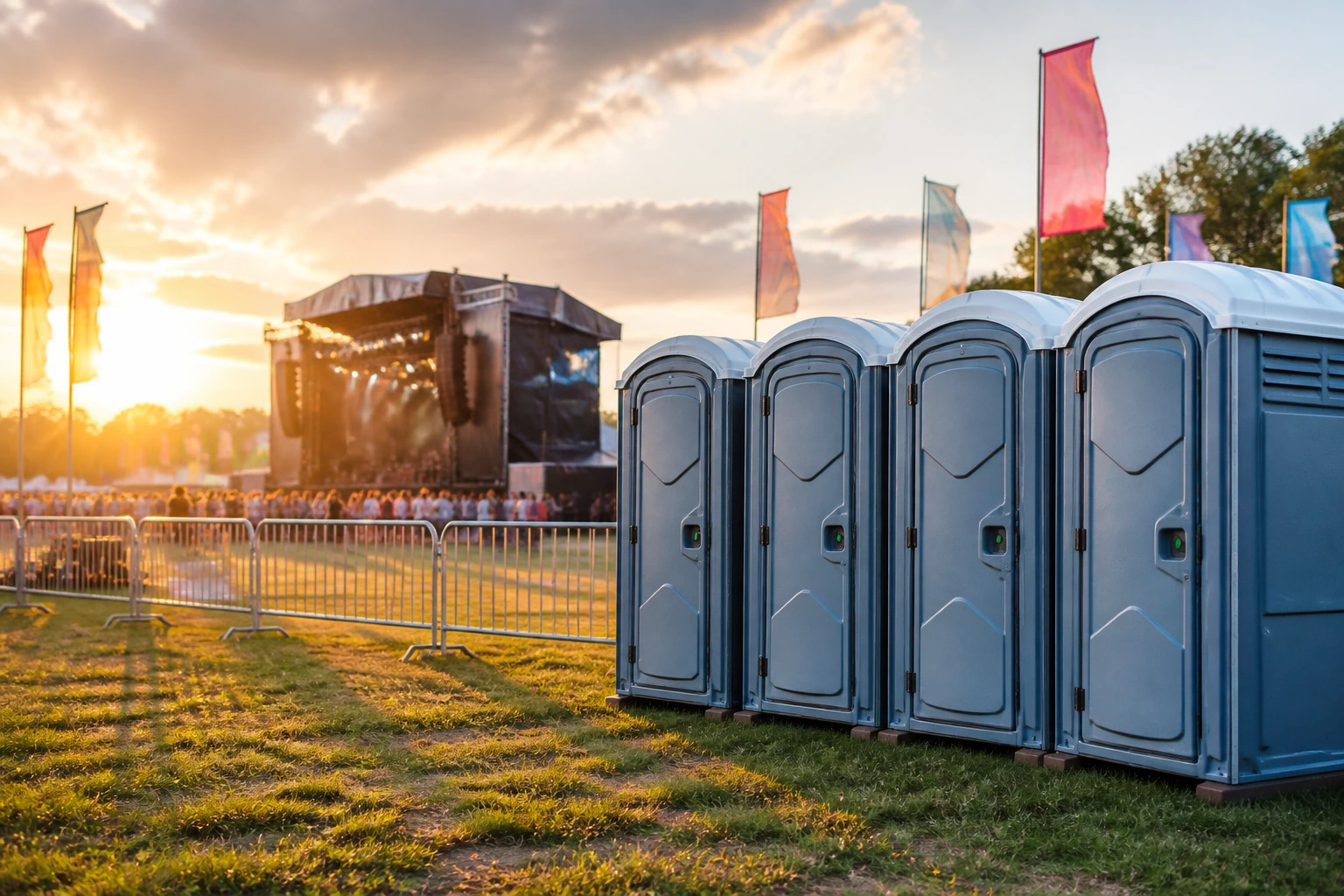 Portable restroom rental planning for Rome, GA